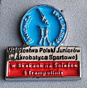 Odznaka z Mistrzostw Eurpy Juniorow w Akrobatyce Sportowej Świdnica'02