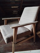 Fotel retro PRL unikat
