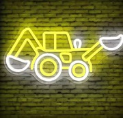 NEON KOPARKA LAMPKA LED DLA DZIECKA NA PREZENT ŚWIĄTECZNY BOB BUDOWNICZY 