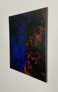 Obraz Where Fire Meets Night- akryl na płótnie
