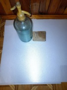 Syfon szklany z PRL-u +naboje