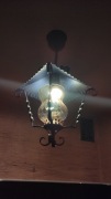 Lampa wisząca antyk metal kuty