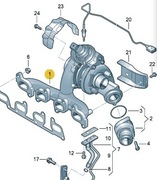 A3 Golf 03L253016T Turbosprężarka 