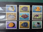 Fi 1600-1608** "Ryby egzotyczne"