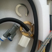 Bateria kuchenna trójdrożna CHDE LiVra z wyciąganą wylewka