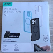 ESR Etui do iPhone'a 16 Pro (4 w 1) MagSafe matowa czerń