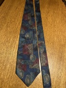 Krawat #Club International by #Tip Top, 100% jedwab, Made in Canada 