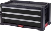 Nowy Regał z szufladami KETER Tool Chest 237791 Czarny Wada plastik 