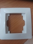 Biały ramki do gniazdek i włączników, 11szt, Carla