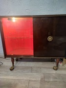 Szafka komoda radiola unikatowa lata 60 podświetlana