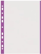 KOSZULKI NA DOKUMENTY A4 FIOLETOWY BRZEG 25 szt.