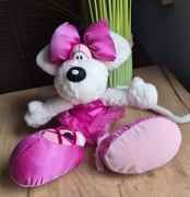Maskotka retro mysz Diddl lata 90 Diddlina baletnica Ballerina
