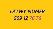 Złoty srebrny łatwy numer 509 12 76 76 BCM starter prosty karta prepaid SIM