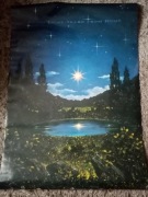 Plakat kosmos gwiazda wszechświat 