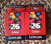 Lexmark  NOWY  2 SZTUKI Kartridż / Tusz Kolor 26, Compaq Hitachi 