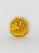 Świeca z wosku pszczelego, plaster miodu