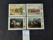 3514-3517 3514-17 Malarstwo Juliusza Kossaka 1997 r.