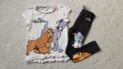Zakochany kundel komplet bluzka legginsy 134 9l modny
