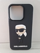 Oryginalne Etui KARL LAGERFELD hardcase Rubber Ikonik 3D do  Iphone 14 Pro