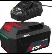 NOWY zestaw Parkside akumulator  4ah A1 i ładowarkaPLG C3 20V