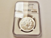 100 zł 1966 Mieszko i Dąbrówka, próba Ag, NGC MS65
