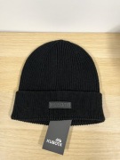 Kubota czarna czapka zimowa beanie nowa