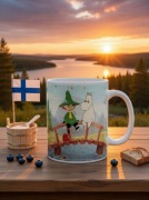 Dolina Muminków lata 90 80 prezent kubek Ceramiczny 