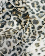 Jedwab włoski naturalny panterka pantera Leopard piękny 