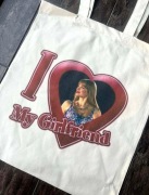 Torba bawełniana torebka tote bag cotton bawełna beżowa taylor swift 