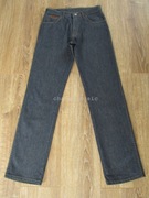 Jeansy męskie Wrangler Texas Stretch, W31 L34, kolor granatowy, stan bdb