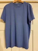 Koszulka męska XL t-shirt Carry niebieska z krótkim rękawem bawełna 