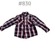 Koszula w kratę Next 5lat 110 długi rękaw do podwijania