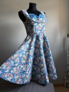 Lindy Bop nowa sukienka w kwiaty retro przepiękna L 40