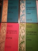 kalendarz maryjny zestaw 4 szt. 1970, 72,85, 86