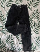 Jeansy Mom Bershka XS z wysokim stanem