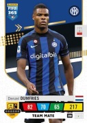Denzel Dumfries 299 Team Mate Karta PANINI FIFA 365 2023