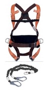 Szelki bezpieczeństwa XL/XXL + lina asekuracyjna + gratis Delta Plus
