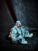 Klaun porcelanowy retro / lalka cyrkowa vintage
