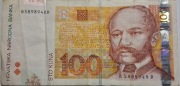 100 kun chorwackich banknot 2012r. seria B-D stan bdb