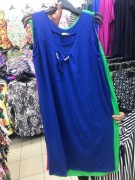 Niebieska sukienka biust 120 na ramiączka uniwersalna do