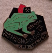 VII RAJD GWARKÓW BRENNA '75 KWK 1 MAJA - odznaka PTTK
