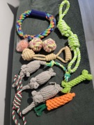 Zestaw 12 zabawek, gryzaków, dla psa