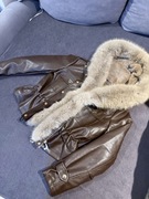 Kurtka softy z futerkiem 