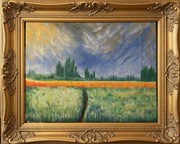 Obraz olejny Monet „Pola zbożowe”