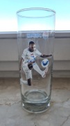 Szklanka Pepsi z nadrukiem piłkarza i wypukłym  wzorem piłki