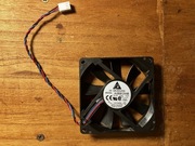 Wentylator 80 x 80 x 15 mm 3 PIN 12V 0.30A AUB0812VHB Delta Electonics