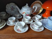 Serwis do mokki Rosenthal Sommerstrauss Letnie kwiaty Maria na 6 osób