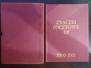 Znaczki Polska rocznik 2000-2001 czyste, w klaserze Fischer XXIII, stan bdb