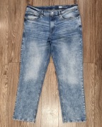 MĘSKIE JEANSY F&F PROSTA NOGAWKA MIĘKKIE ELASTYCZNE Authentic Denim W38 L30