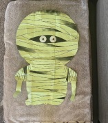 Duża nadmuchiwana mumia dekoracja balon na Halloween nowa 